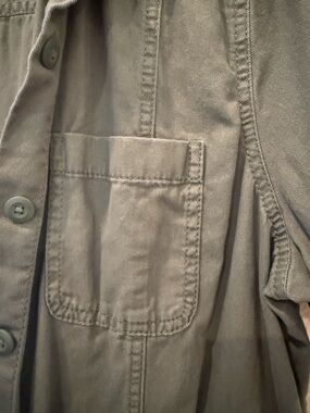 Old Navy Olive Utility Shirt Jacket